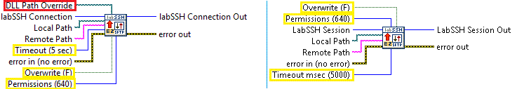 incompatible changes to SFTP EZ Send.vi