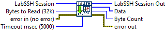 'SCP Receive.vi' connector pane